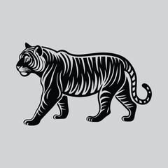 Jungle King Tiger Illustration