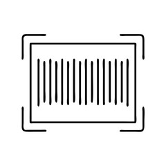 barcode icon, barcode line art - simple line art of barcode, perfect for barcode logos and icons