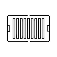 barcode icon, barcode line art - simple line art of barcode, perfect for barcode logos and icons