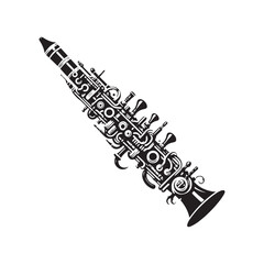 Graceful Woodwind: A Captivating Collection of Oboe Vector Silhouettes Highlighting the Sleek Shape, Rich Sound, and Timeless Beauty of This Classic Woodwind Instrument.