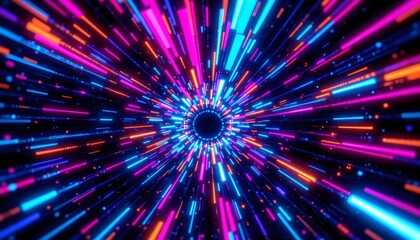 Experience a mesmerizing digital world of intricate patterns and vibrant colors, all meticulously crafted by cutting edge Generative AI technology