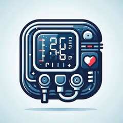 Fototapeta premium Monitor Design Element A blood pressure