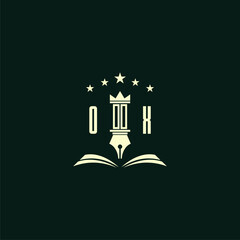 initials design modern legal attorney law firm lawyer advocate consultancy business logo vector