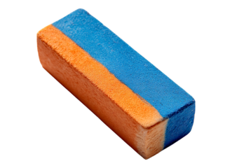Orange blue eraser