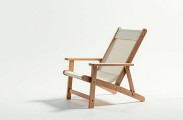 Beach Chair isolated on white