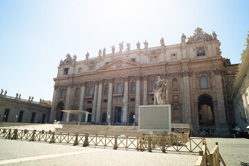 Vatican Square after a celebration by Pope Francesco. ancient role of worship and where God's presence is felt.