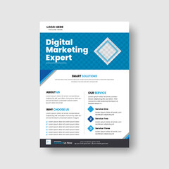 Modern Business Flyer Template for Corporate Marketing and Event Promotion &ndash; Clean and Professional Layout