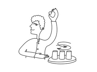 Magician's Game: The Art of Deception with Cups and a Ball