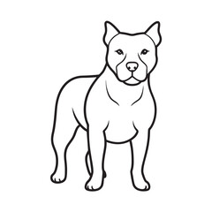 Jack Russell Terrier Outline Art Vector