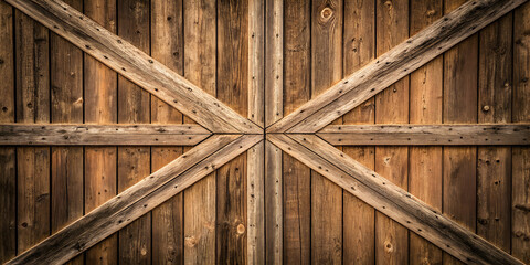 Rustic wooden barn door texture background old wood plank surface design stock