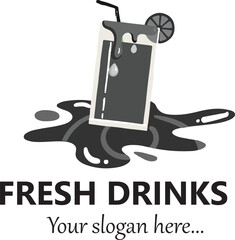 Fresh Drink Icon, Drink Brand
