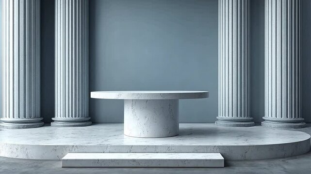 columns of the ancient greek temple