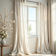 Photo of Smart AI Robot Vacuum Cleaner on Wooden Floor in Modern Interior &ndash; Compact, Glossy, and Perfect for Smart Home Lifestyle and Tech Product Promotion