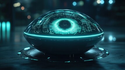 Futuristic eye-like device