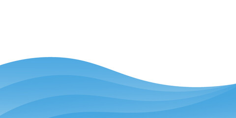 Abstract blue waves background, minimal waves design concept