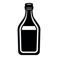 bottle of water on white background 
