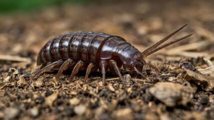 Woodlouse background nature
