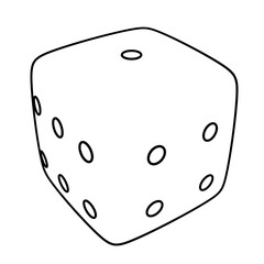 Dice Vector Art Illustration