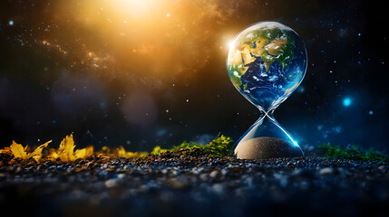 Earth s Hourglass Visualizing the Passage of Time for Our Fragile Planet 