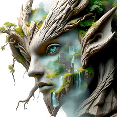 Spirit and guardian of the forest, the remains of an ancient civilization.