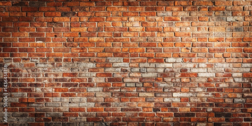 Aufkleber aged brick wall texture a rustic and weathered background for design projects