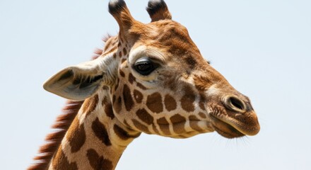 Fototapeta premium Majestic Giraffe Profile