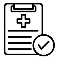 Medical Report  Icon Element For Design	