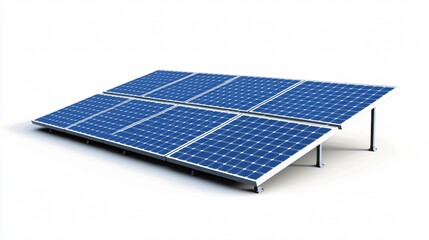Efficient Solar Energy Panels for Sustainable Power Generation Concept