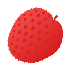 strawberry isolated on white background