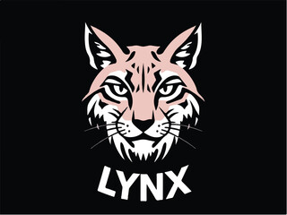 Lynx logo. lynx logo design. Wild lynx. Vector illustration. 
