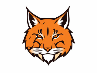 Lynx logo. lynx logo design. Wild lynx. Vector illustration. 