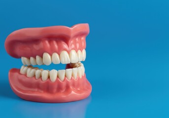 Obraz premium Dental model for education on dental health and hygiene