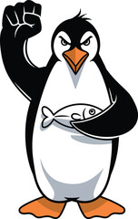 penguin illustration stock photos