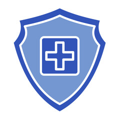 Medical Shield  Icon Element For Design	