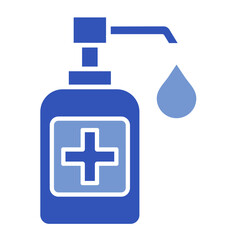 Hand Sanitizer  Icon Element For Design	