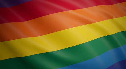 Fototapeta premium Rainbow's Embrace: A Tapestry of Light AI Generated