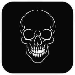 Fototapeta premium Skull logo design. Skull Vector logo. 