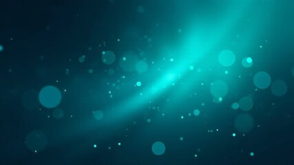 Fototapeta premium Shimmering aqua turquoise and teal bokeh Sparkling glitter background , iridescent, celebration