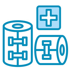 Bandage Wrap  Icon Element For Design	