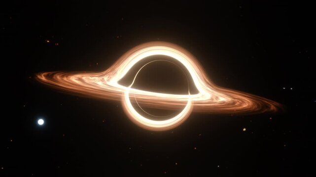 the black hole with accretion disk (loop)