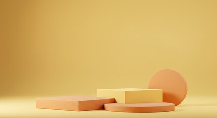 Golden Hour Geometry AI Generated