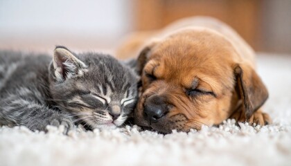 Obraz premium Dog and Cat, pet