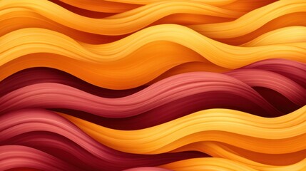 Obraz premium Abstract image with flowing, wavy lines in shades of orange and red-brown