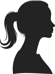 silhouette of a woman
