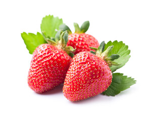 Single sweet strawberry
