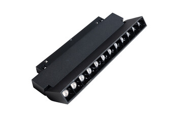 Black LED Magnetic Track Light Fixture