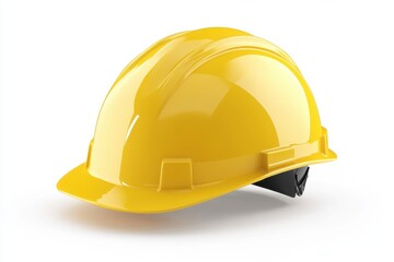 Bright Yellow Construction Safety Helmet