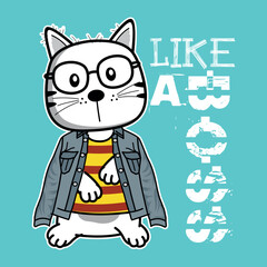 Creative animal performing lighthearted activities for kids