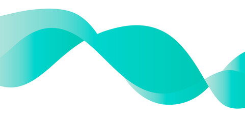 Abstract gradient modern green curve wave line and shadow texture background. Design for text or web massage, banner, card, flyer, wallpaper poster design. Vector illustration.