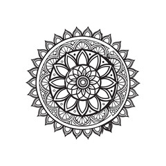 Indigirite-mandalas-mi-orientalist-still--ornament design vector art illustration